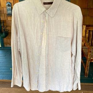 Men’s Perry Ellis Linen Dress shirt